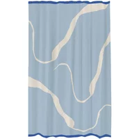 Mette Ditmer Mette Ditmer - Nova Arte Duschvorhang, hellblau / off-white