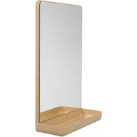 Design Letters Design Letters - Hänge- oder Standspiegel mit Ablage, beige