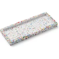 Humdakin Humdakin - Terrazzo Tablett, 10 x 25 cm, rainbow