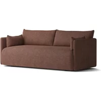 Audo Copenhagen Audo - Offset Sofa, 2-Sitzer, bordeaux (Audo Bouclé 08)
