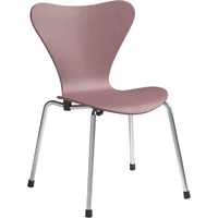 Fritz Hansen Fritz Hansen - Serie 7 Kinderstuhl, Chrom / wild rose