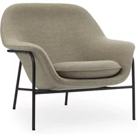 Normann Copenhagen Normann Copenhagen - Drape Lounge Chair, low, schwarz / Synergy 32