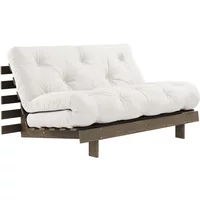 Karup Karup - Roots Schlafsofa, 140 x 200 cm, Kiefer carobbraun / natur (701)