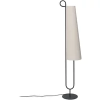 Ferm Living Ferm Living - Ancora Stehleuchte, Gestell schwarz / Leuchtenschirm natur