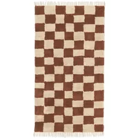 Ferm Living Ferm Living - Mara Teppich waschbar, 90 x 150 cm, rust / warm sand