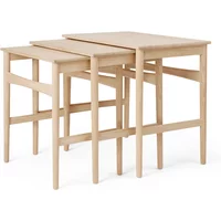 Carl Hansen & Søn Carl Hansen - CH004 Nesting Tables, Eiche weiß geölt (3er-Set)