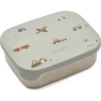 LIEWOOD LIEWOOD - Arthur Lunchbox mit Deckel, Fahrzeuge, dove blue mix