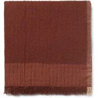 Ferm Living Ferm Living - Weaver Tagesdecke, 170 x 120 cm, rotbraun