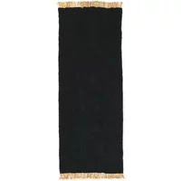 Ferm Living Ferm Living - Block Runner, 80 x 200 cm, schwarz / natur