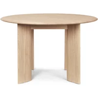 Ferm Living Ferm Living - Bevel Tisch, Ø 117 x H 73 cm, Eiche weiß geölt