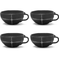 Serax Serax - Zuma Kaffeetasse by Kelly Wearstler, Pacific / grau (4er-Set)