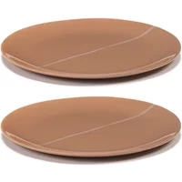 Serax Serax - Zuma Teller by Kelly Wearstler, Ø 23 cm, Sienna / cream orange (2er-Set)