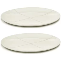 Serax Serax - Zuma Teller by Kelly Wearstler, Ø 28 cm, Salt / weiß (2er-Set)