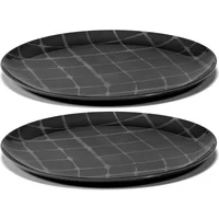 Serax Serax - Zuma Teller by Kelly Wearstler, Ø 33 cm, Pacific / grau (2er-Set)
