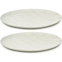 Serax Serax - Zuma Teller by Kelly Wearstler, Ø 33 cm, Salt / weiß (2er-Set)