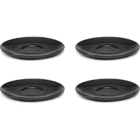 Serax Serax - Zuma Untertasse zur Espressotasse by Kelly Wearstler, Ø 10,5 cm, Pacific / grau (4er-Set)