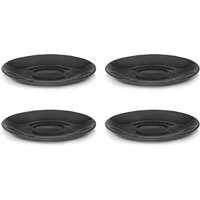 Serax Serax - Zuma Untertasse zur Kaffeetasse by Kelly Wearstler, Ø 14 cm, Pacific / grau (4er-Set)