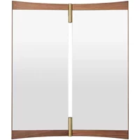 Gubi GUBI - Vanity 2 Wandspiegel, 69 x 58 cm, Walnuss