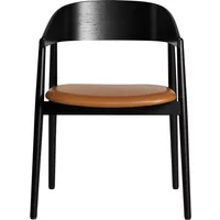 Andersen Furniture Andersen Furniture - AC2 Stuhl, Eiche schwarz / Leder cognac