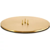 ester & erik A/S ester & erik - Kerzenhalter für Spitzkerzen, ⌀ 12 cm, gold / matt
