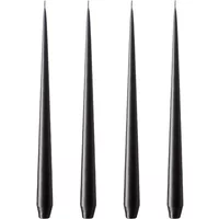 ester & erik A/S ester & erik - Spitzkerze, 24 cm, No. 75, raw black / matt (4er-Set)