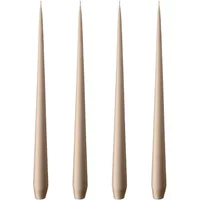 ester & erik A/S ester & erik - Spitzkerze, 24 cm, No. 18, nougat note / matt (4er-Set)