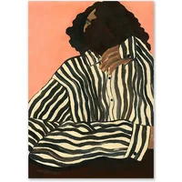 The Poster Club The Poster Club - Serene Stripes von Hanna Peterson, 21 x 29,7 cm