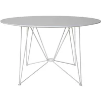 Acapulco Design Acapulco Design - The Ring Table, H 74 x Ø 120 cm, HPL weiß / weiß