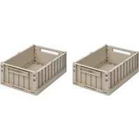 LIEWOOD LIEWOOD - Weston Aufbewahrungsbox, 36 x 25 x 13,5 cm, sandy (2er-Set)