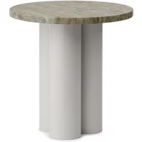 Normann Copenhagen Normann Copenhagen - Dit Beistelltisch Ø 40 cm, travertine silver / sand