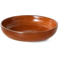 HKliving HKliving - Chef Ceramics tiefer Teller, Ø 19,3 cm, burned orange