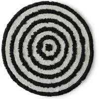 HKliving HKliving - runde Badezimmermatte, Ø 120 cm, monochrome