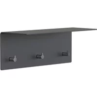 Frost Frost - Unu Wandgarderobe 40 x 15 x 15 cm, schwarz matt
