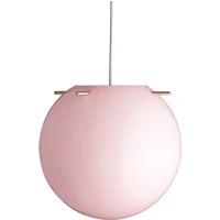 Frandsen Frandsen - Koi Pendelleuchte, Ø 19 cm, opalrosa / messing