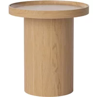 Bolia Bolia - Plateau Couchtisch, Ø 48 cm, Eiche lackiert