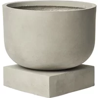 Bolia Bolia - Podium Blumentopf Ø 36 x H 30,5 cm, grau