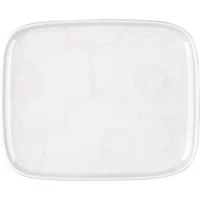 Marimekko Marimekko - Oiva Unikko Servierplatte, 15 x 12 cm, weiß