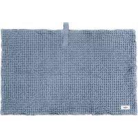 The Organic Company The Organic Company - Big Waffle Badematte, 55 x 80 cm, grau blau