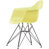 Vitra Vitra - Eames Plastic Armchair DAR RE, basic dark / citron (Filzgleiter basic dark)