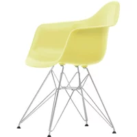 Vitra Vitra - Eames Plastic Armchair DAR RE, verchromt / citron (Filzgleiter basic dark)