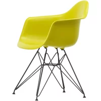 Vitra Vitra - Eames Plastic Armchair DAR RE, basic dark / senf (Filzgleiter basic dark)