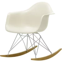 Vitra Vitra - Eames Plastic Armchair RAR RE, Ahorn gelblich / Chrom / kieselstein