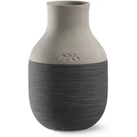 Kähler Design Kähler Design - Omaggio Circulare Vase, H 12.5 cm, anthrazit grau