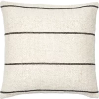 Broste Copenhagen Broste Copenhagen - Sigrid Kissenbezug, 50 x 50 cm, hellbeige / schwarz