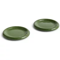 Hay HAY - Barro Teller Ø 18 cm, grün (2er-Set)