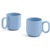 Hay HAY - Barro Becher mit Henkel, hellblau (2er-Set)