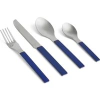 Hay HAY - MVS Besteckset, dunkelblau (4er-Set)