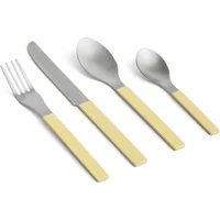Hay HAY - MVS Besteckset, gelb (4er-Set)