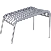 Fiam Fiam - Mya Spaghetti Fußhocker, Aluminium / grau