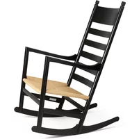 Carl Hansen & Søn Carl Hansen - CH45 Schaukelstuhl, Eiche schwarz, lackiert